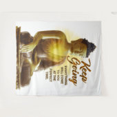 Tenture Lumière inspirante du Bouddah (Devant (Horizontal))