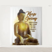 Tenture Lumière inspirante du Bouddah (Devant)