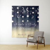 Tenture Lumière Stellaire de la Lune, Aquarelle pour Baby  (En situation)