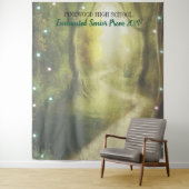 Tenture Lumières de Fée de Forêt Enchantée Fond de Bal  (En situation)