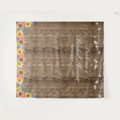 Tenture Lumières de ficelle de tournesol Toile de fond de  (Devant (Horizontal))