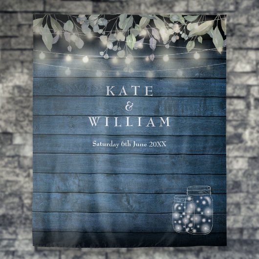 Tenture Lumières rustiques en forme de jarres de maçon pou