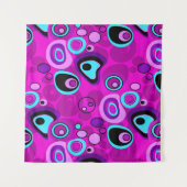 Tenture Lumineuse, abstraite, Magenta (Devant)