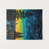 Tenture Luminosité du crépuscule urbain (Devant (Horizontal))