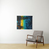 Tenture Luminosité du crépuscule urbain (En situation (horizontale))