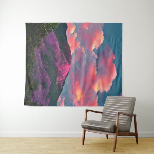 Tenture Luminosité du soir (En situation (horizontale))