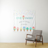 Tenture L'un est la crème glacée douce social premier anni (En situation)