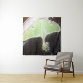 Tenture Luna Moth Close-Up (En situation)