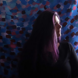 Tenture Lune Abstraite