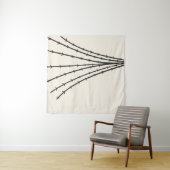 Tenture Lune Abstraite (En situation (horizontale))