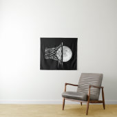 Tenture Lune de basket (En situation (horizontale))