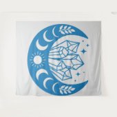 Tenture LUNE et CRISTAUX (Devant (Horizontal))