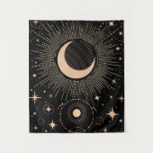 Tenture Lune et soleil dorés (Devant)