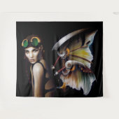 Tenture Lunettes de protection à ailes de fée mécaniques S (Devant (Horizontal))