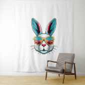 Tenture Lunettes De Soleil cool Pour Lapin De Pâques (En situation)