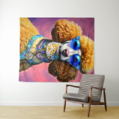 Tenture Lunettes de soleil surdimensionnées Chien de canic (En situation (horizontale))