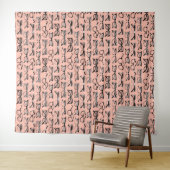 Tenture Lunettes de vue rose pâle, Lunettes de vue, Vêteme (En situation (horizontale))