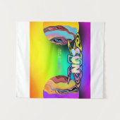 TENTURE LUNETTES SOLEIL SURRÉALES ABSTRAITES (Devant (Horizontal))