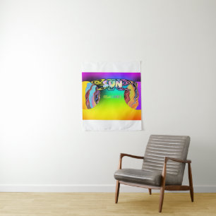 TENTURE LUNETTES SOLEIL SURRÉALES ABSTRAITES