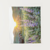 Tenture Lupines de ville fantôme de Bodie au coucher du (Devant)