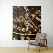 Tenture Lustre en cristal Abstrait (En situation)