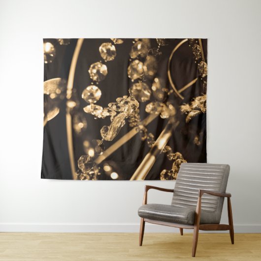 Tenture Lustre en cristal Abstrait (En situation (horizontale))