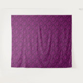 Tenture Luxueux Damask Floral Rose (Devant (Horizontal))