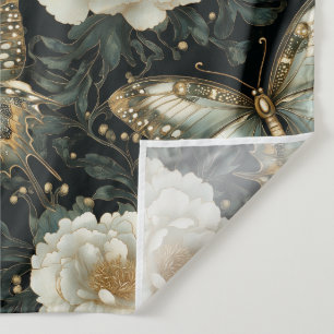 Tenture Luxueux Floral & Butterfly Motif sans couture