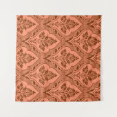 Tenture Luxueux Vintage Damask Texture sans Seamless (Devant (Horizontal))