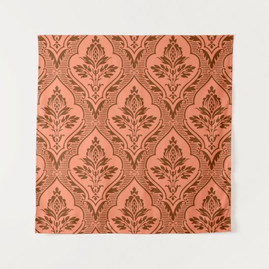 Tenture Luxueux Vintage Damask Texture sans Seamless (Devant)