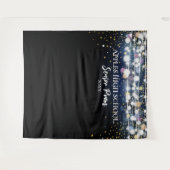 Tenture Lycée Prom Backdrop étoile nuit galaxie (Devant (Horizontal))