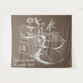 Tenture Lys d'eau marron (Devant (Horizontal))