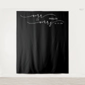 Tenture M. et Mme Black Mariage Contexte (Devant)