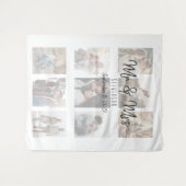 Tenture M. et Mme Mariage Photo Collage Tapestry (Devant (Horizontal))