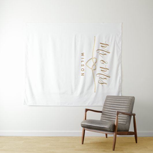 Tenture M. et Mme Photo Prop Mariage Contexte (En situation (horizontale))