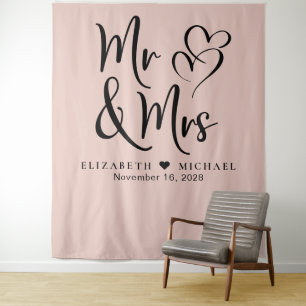 Tenture M. Mme Rose Mariage