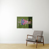 Tenture ma première fille de Noël nom photo année simple (En situation (horizontale))