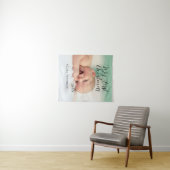 Tenture Ma première photo bébé de Noël ajouter nom année m (En situation (horizontale))