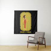 Tenture Maat Sur Gold Cartouche (En situation)