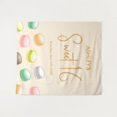 Tenture Macarons Colorés et Magnifiques (Devant (Horizontal))