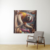 Tenture Machine à laver une cuisine (En situation (horizontale))