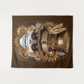 Tenture Machine rétro Voodoo à vapeur crâne (Devant (Horizontal))