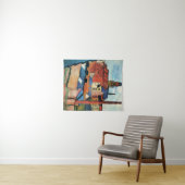 Tenture Macke - St. Mary's avec Maisons et Chimney (Bonn) (En situation (horizontale))