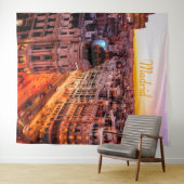 Tenture Madrid Espagne Capitale Skyline (En situation (horizontale))