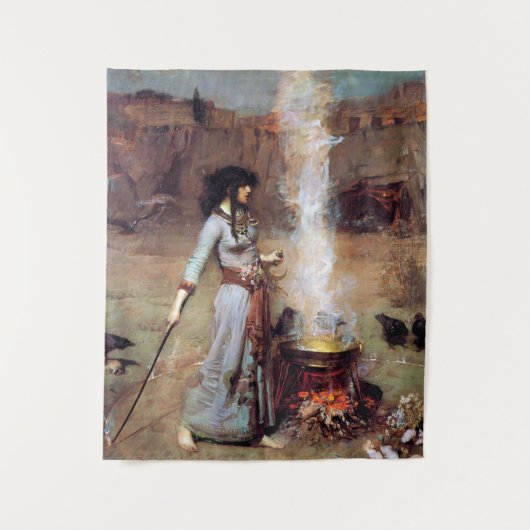 Tenture Magic Circle, John William Waterhouse (Devant)