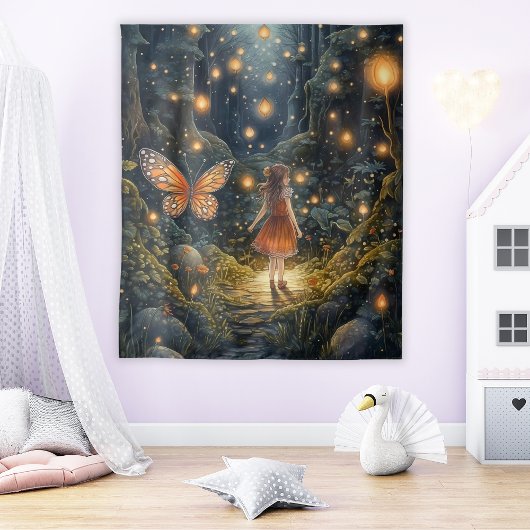 Tenture Magic Fairy Art Enfants ou Nursery Room Wall