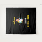 Tenture magie de licorne (Devant (Horizontal))