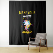 Tenture magie de licorne (En situation)