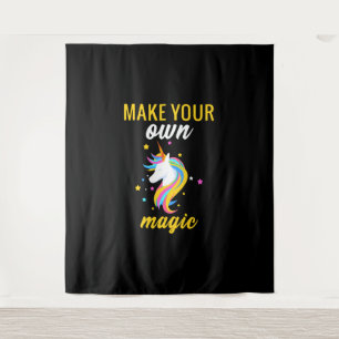 Tenture magie de licorne