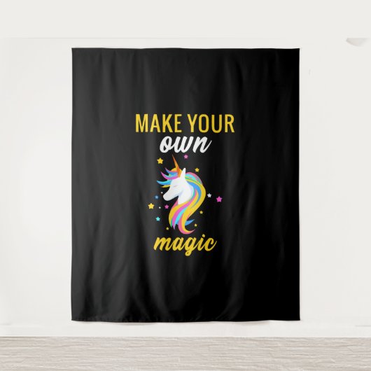 Tenture magie de licorne (Devant)